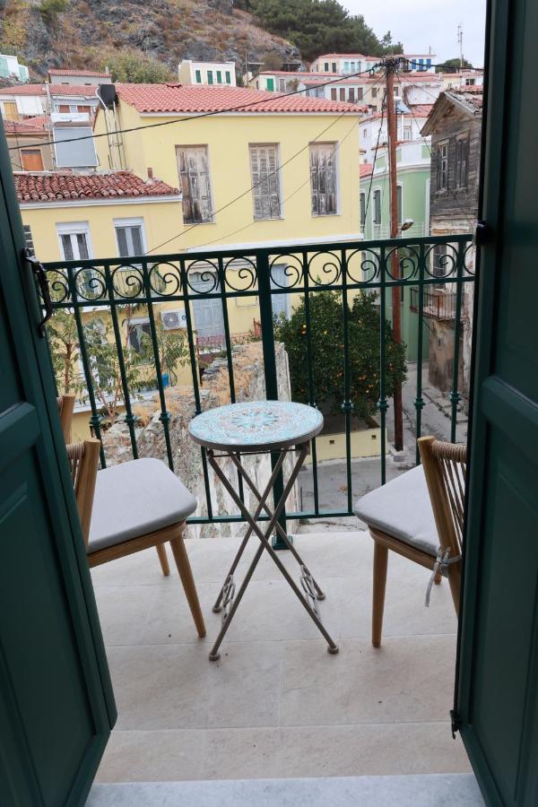Platanos House Apartment Plomari Bagian luar foto
